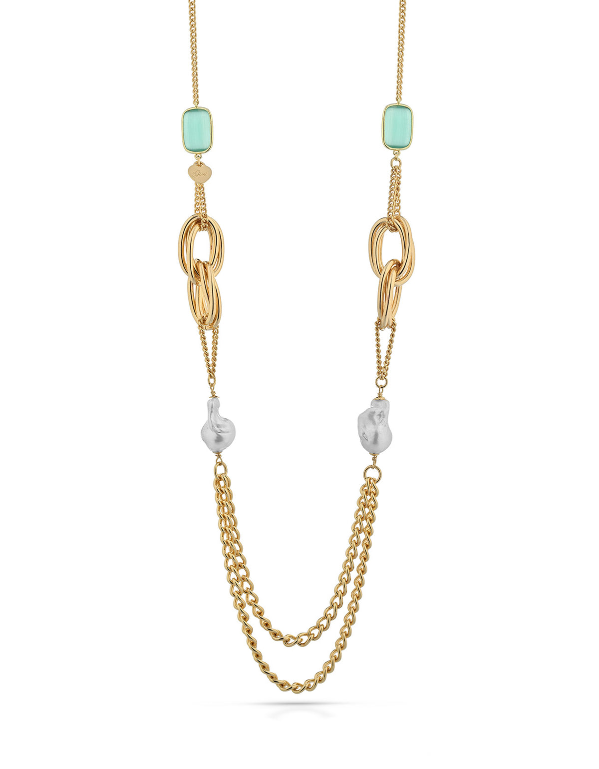Collana con PERLE in Ottone/Bronzo G-PA805CL