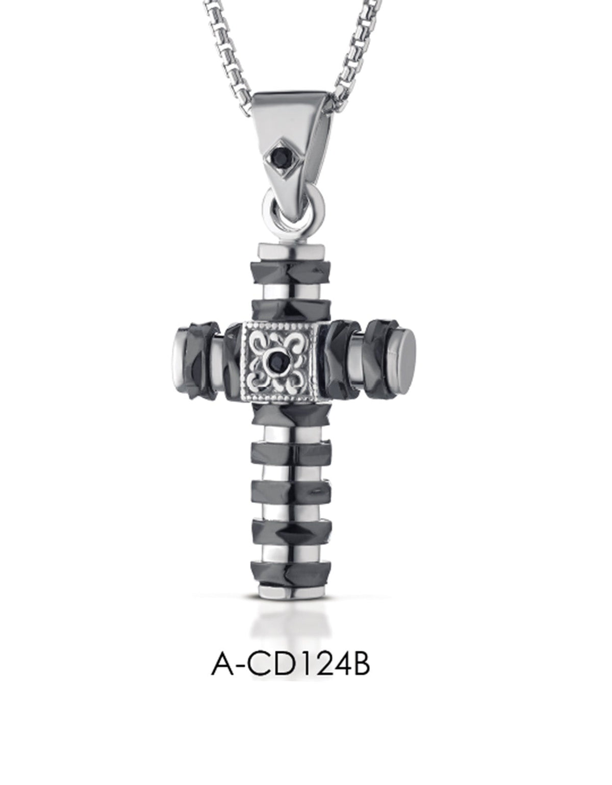 Collana con Ciondolo in Argento 925 A-CD124B