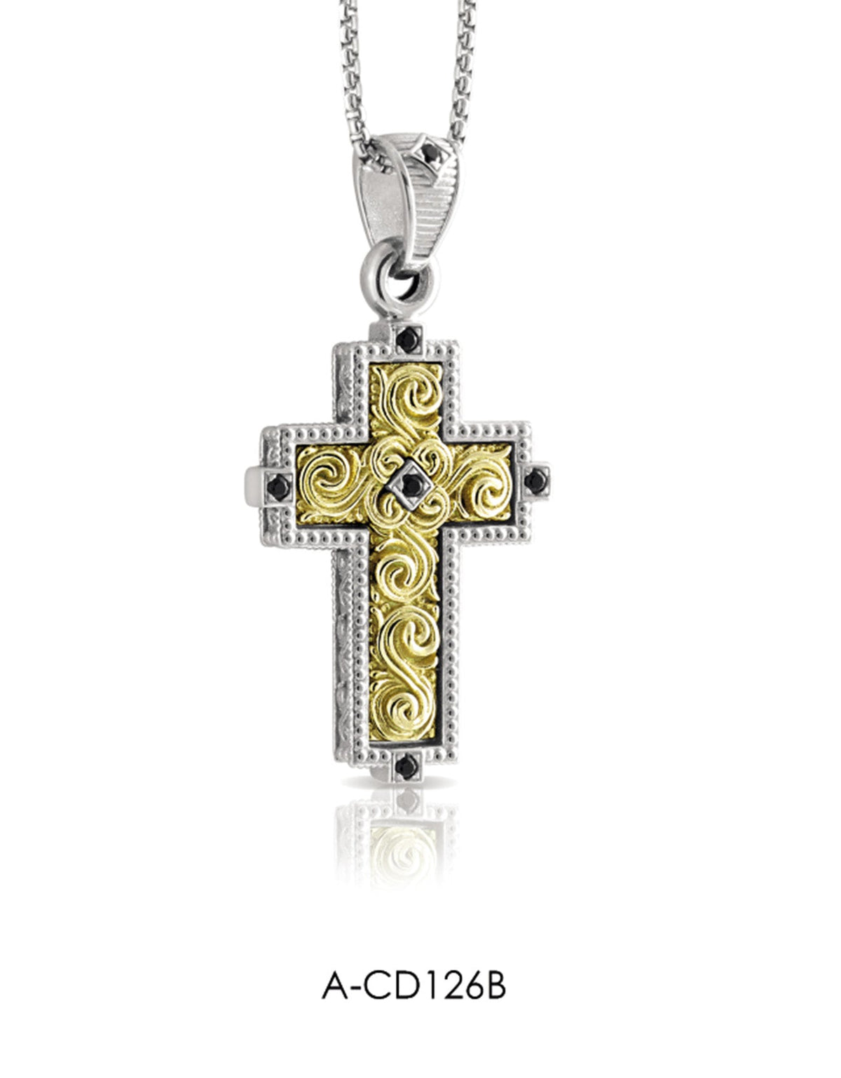 Collana con Ciondolo in Argento 925 A-CD126B