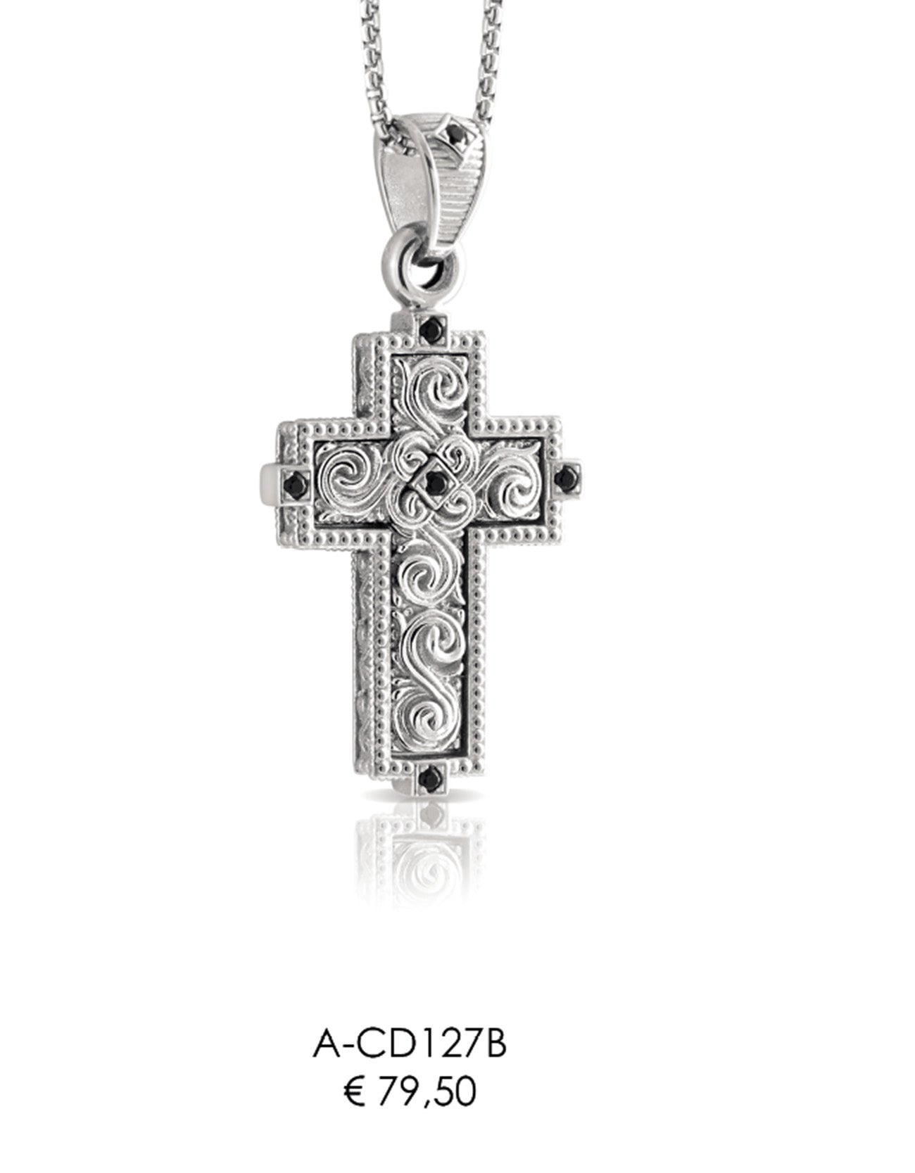 Collana con Ciondolo in Argento 925 A-CD127B