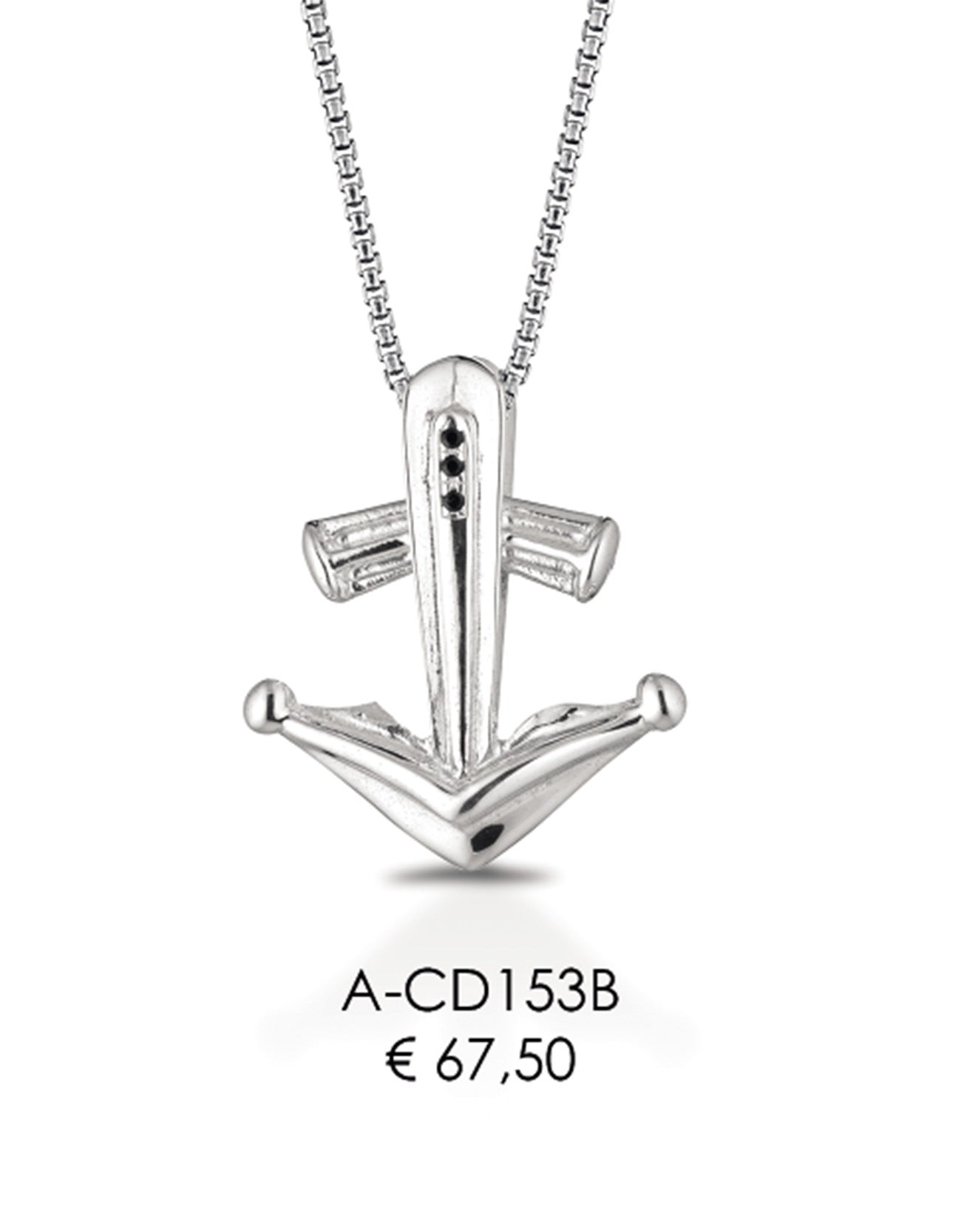 Collana con Ciondolo in Argento 925 A-CD153B