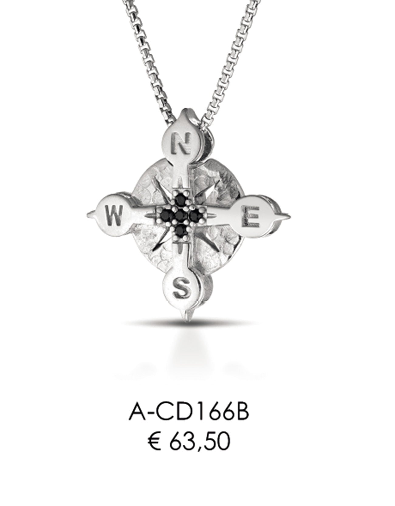 Collana con Ciondolo in Argento 925 A-CD166B