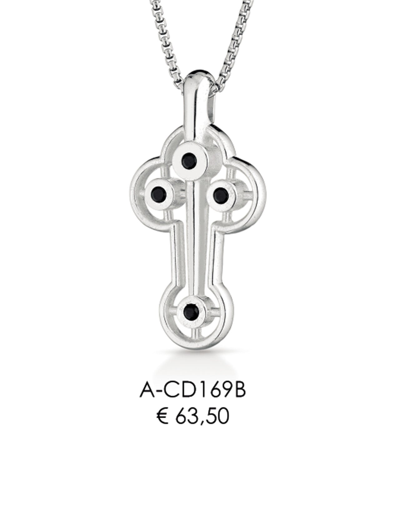 Collana con Ciondolo in Argento 925 A-CD169B