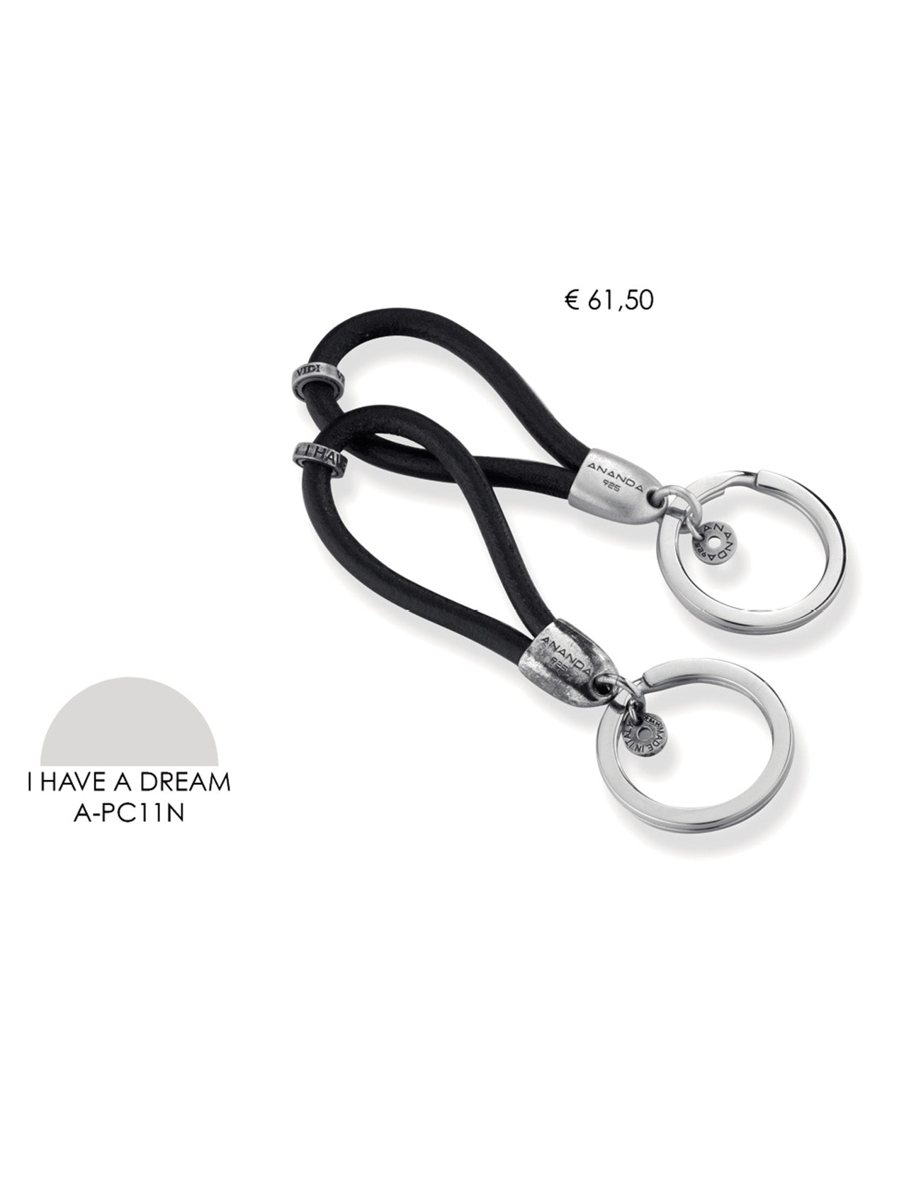 Portachiavi in Argento 925 A-PC11N