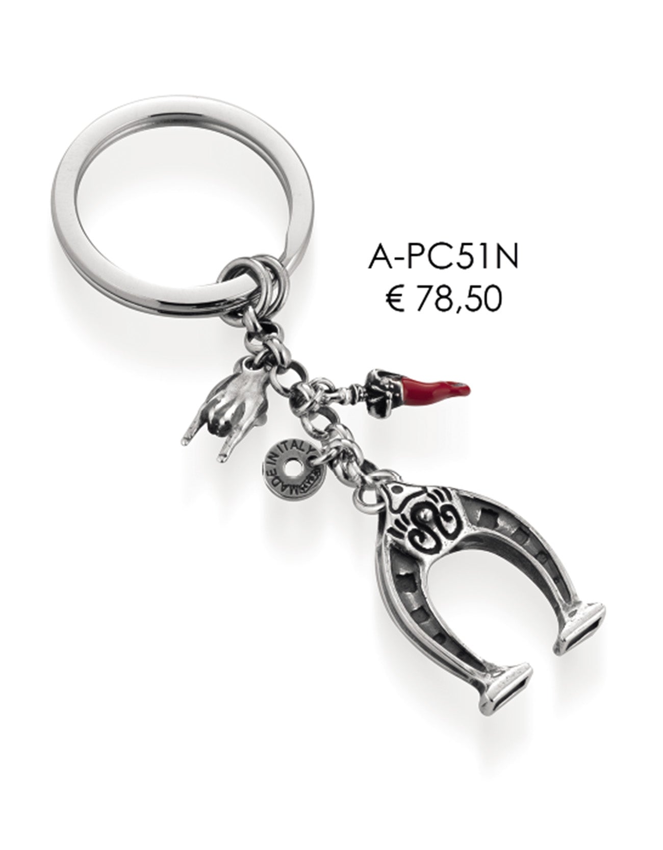 Portachiavi in Argento 925 A-PC51N