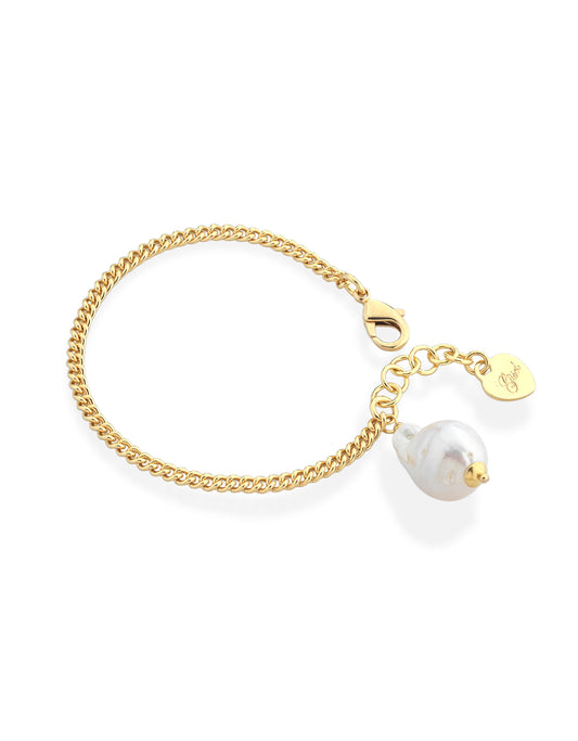 Bracciale con PERLE in Ottone/Bronzo G-PA802BR
