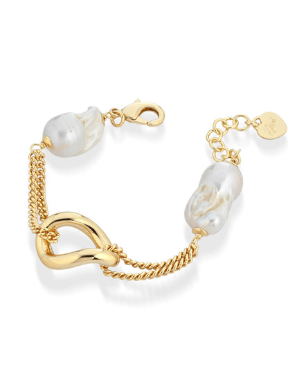 Bracciale con PERLE in Ottone/Bronzo G-PA804BR