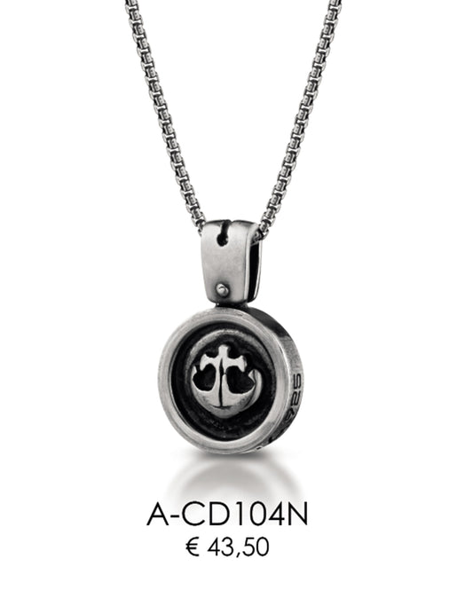 Collana con Ciondolo in Argento 925 A-CD104N