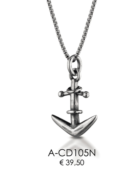 Collana con Ciondolo in Argento 925 A-CD105N