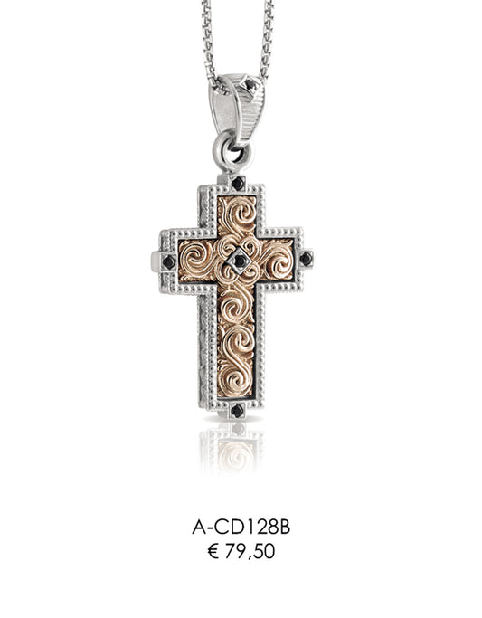 Collana con Ciondolo in Argento 925 A-CD128B