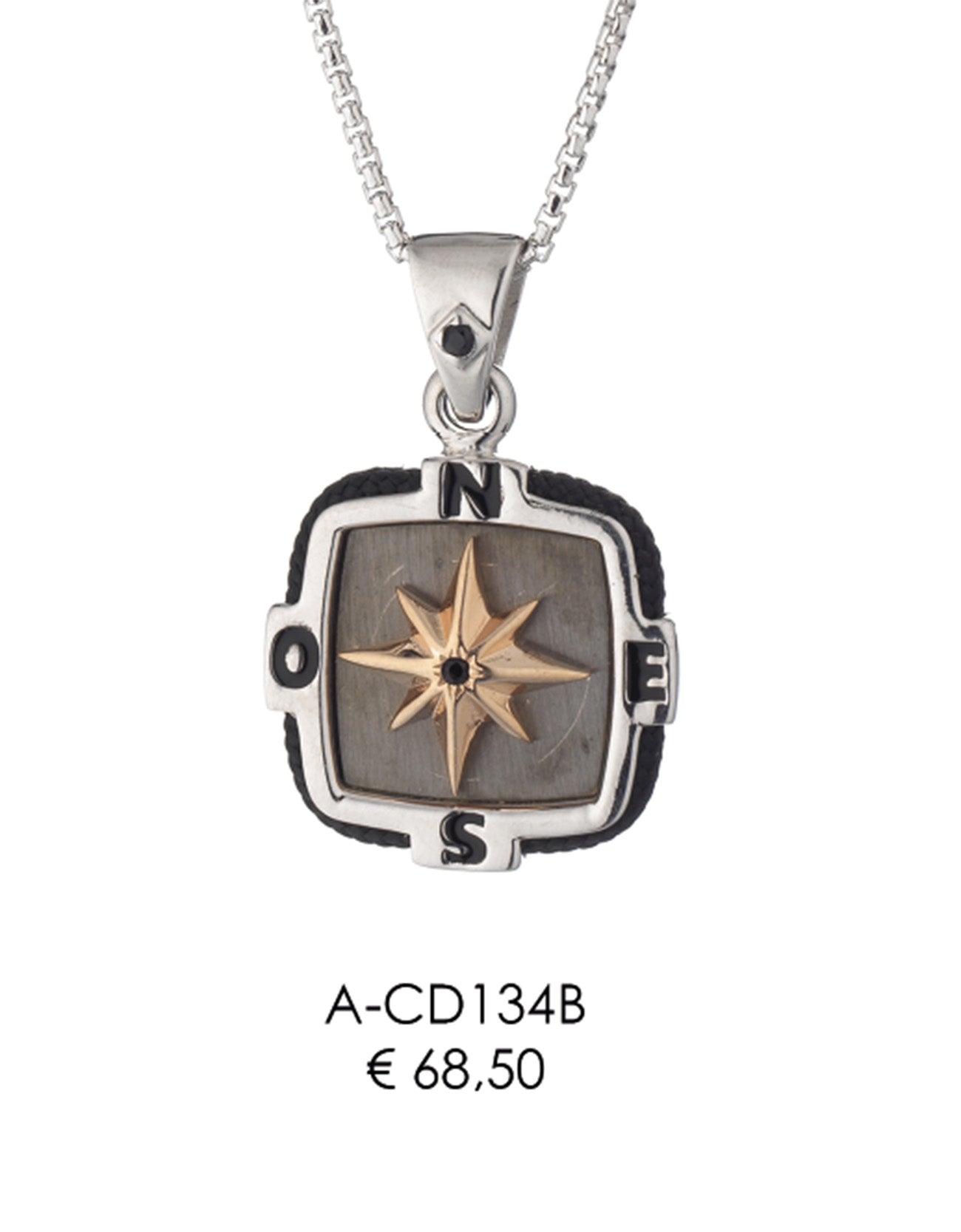 Collana con Ciondolo in Argento 925 A-CD134B