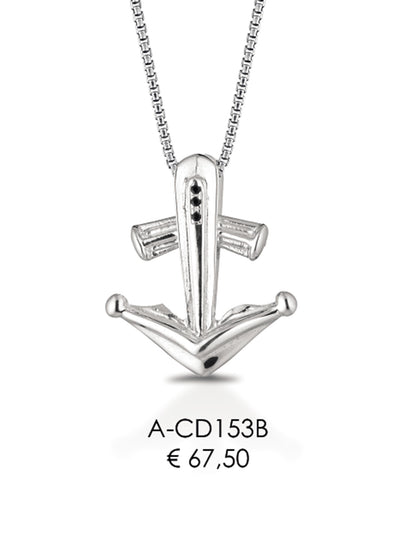 Collana con Ciondolo in Argento 925 A-CD153B