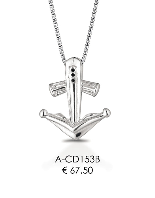 Collana con Ciondolo in Argento 925 A-CD153B