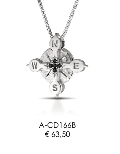 Collana con Ciondolo in Argento 925 A-CD166B